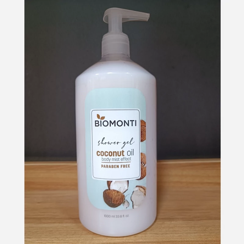 شامپو بدن بدون سولفات و پارابن حاوی روغن نارگیل بیومونتی Biomonti