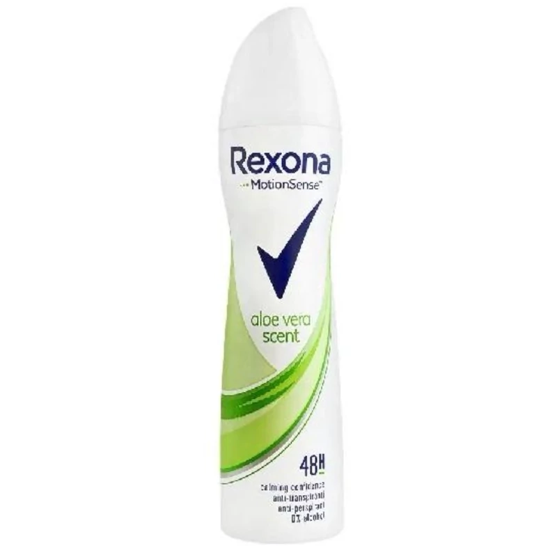 اسپری دئودورانت زنانه رکسونا مدل aloe vera حجم 200 میل