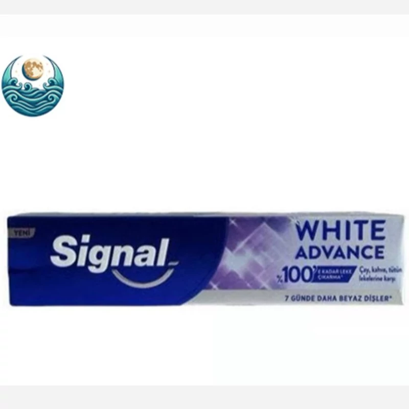 خمیردندان سیگنال سفید کننده چای قهوه سیگار مدل White Advance