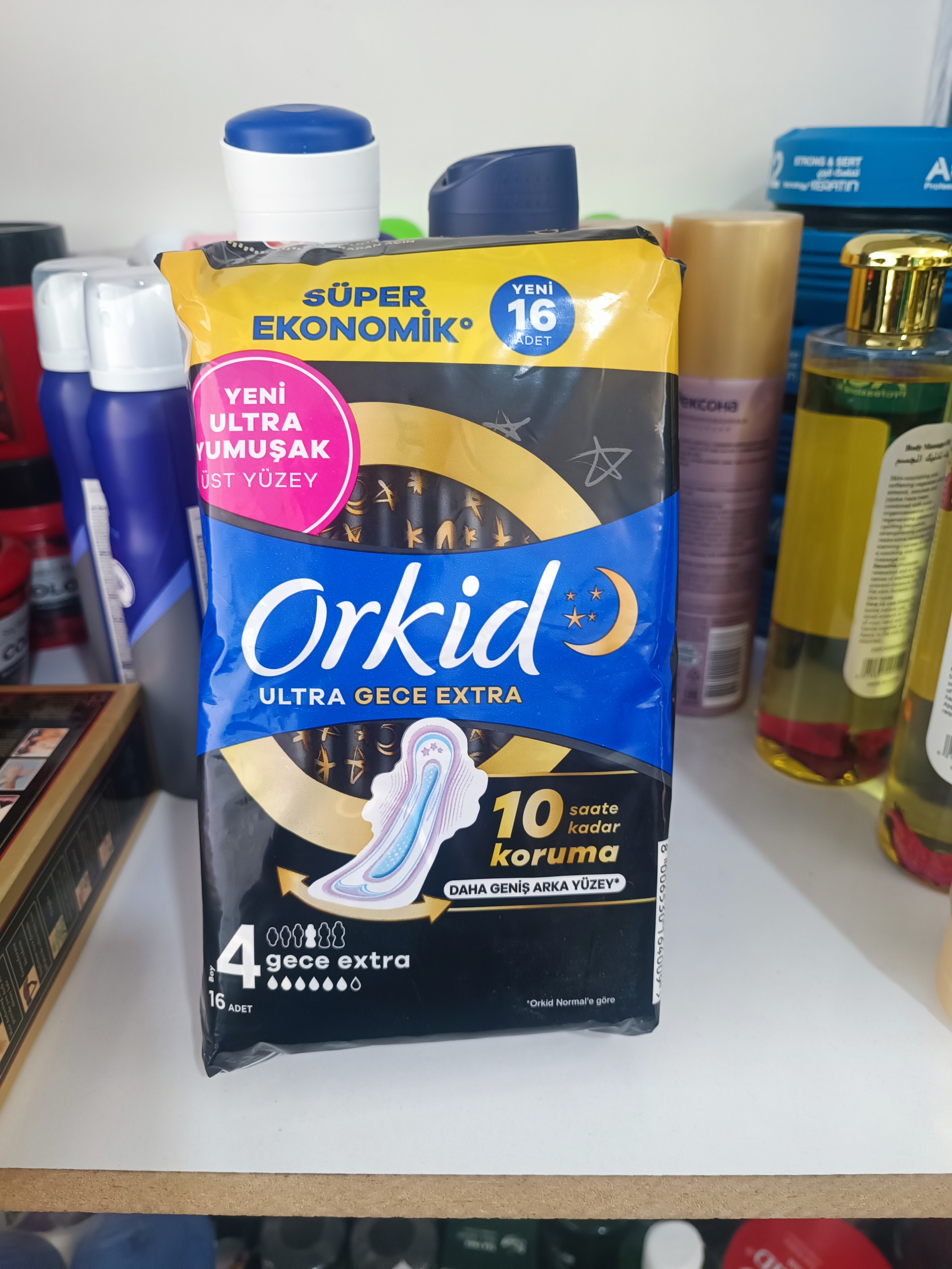 نوار بهداشتی ارکید شب مدل Ultra Ekstra سایز 4 بسته16عددی