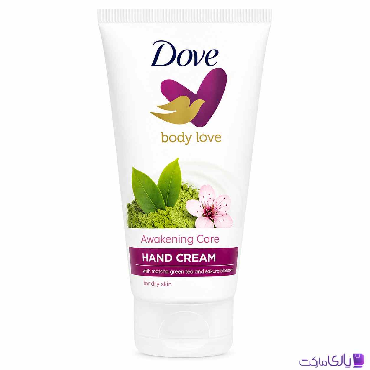 کرم دست داو مدل Body Love Awakening Care حاوی چای سبز ماچا و شکوفه ساکورا مناسب پوست خشک حجم 75 میل