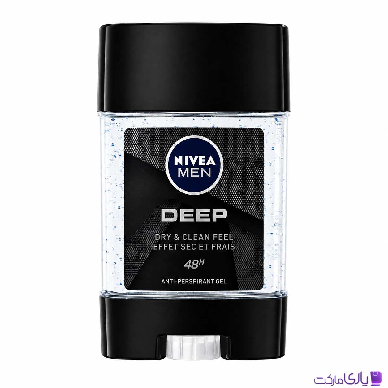 استیک ضد تعریق دانه دار مردانه نیوآ مدل DEEP حاوی زغال فعال Black Carbon محافظت 48 ساعته حجم 70 میل