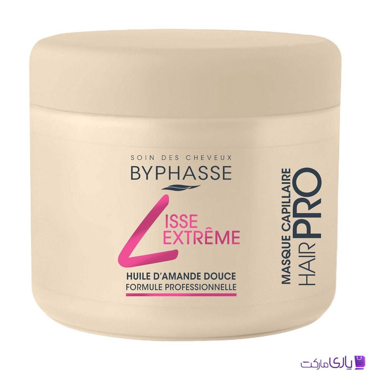 ماسک موی حرفه ای بایفاس byphasse با خاصیت ضد وزی حجم 500 میل