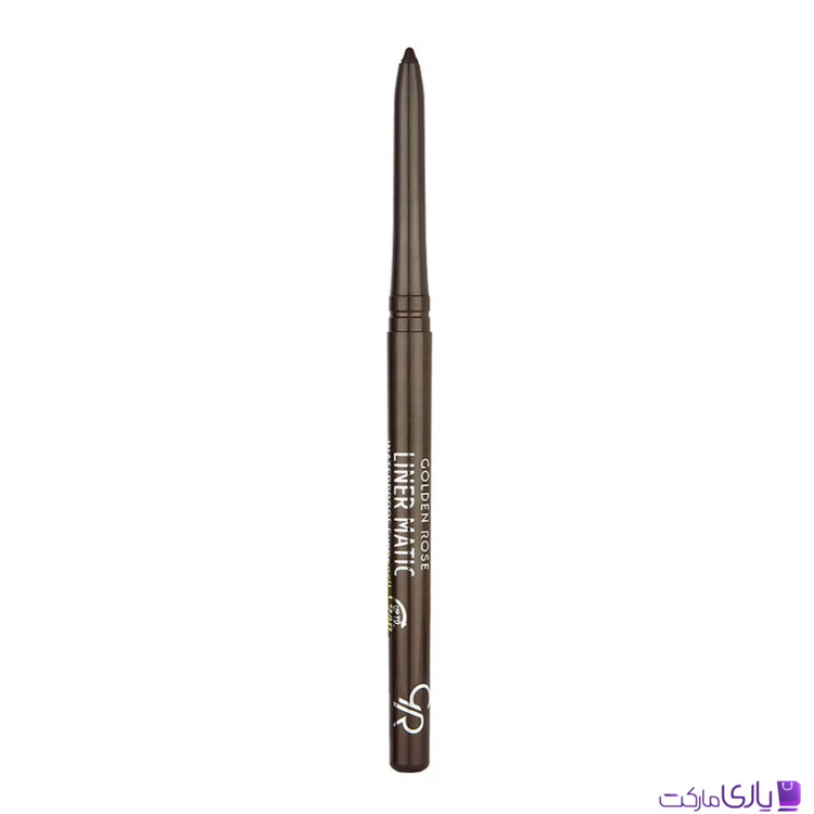خط چشم ضد آب پیچی گلدن رز Golden Rose مدل Liner Matic رنگ Cacao Brown شماره 203