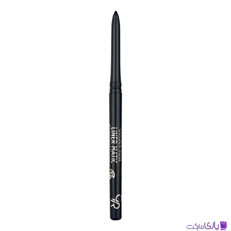 خط چشم ضد آب پیچی گلدن رز Golden Rose مدل Liner Matic رنگ Black شماره 201