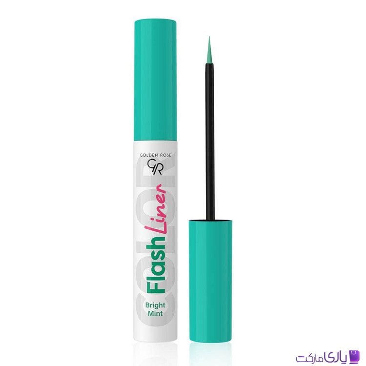 خط چشم رنگی گلدن رز Golden Rose مدل Gr Flash Eyeliner رنگ نعنایی Bright Mint شماره 101