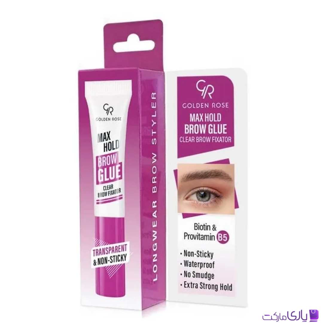 چسب ابرو (ژل ابرو) گلدن رز Golden Rose مدل Max Hold Brow Glue حجم 7 میل