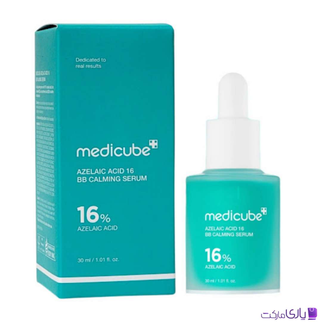 سرم ضد جوش و تسکین دهنده آزلائیک اسید مدی کیوب Medicube حجم 30 میل