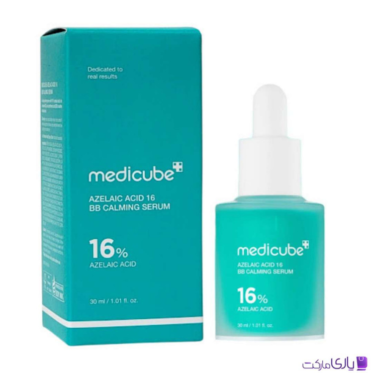 سرم ضد جوش و تسکین دهنده آزلائیک اسید مدی کیوب Medicube حجم 30 میل