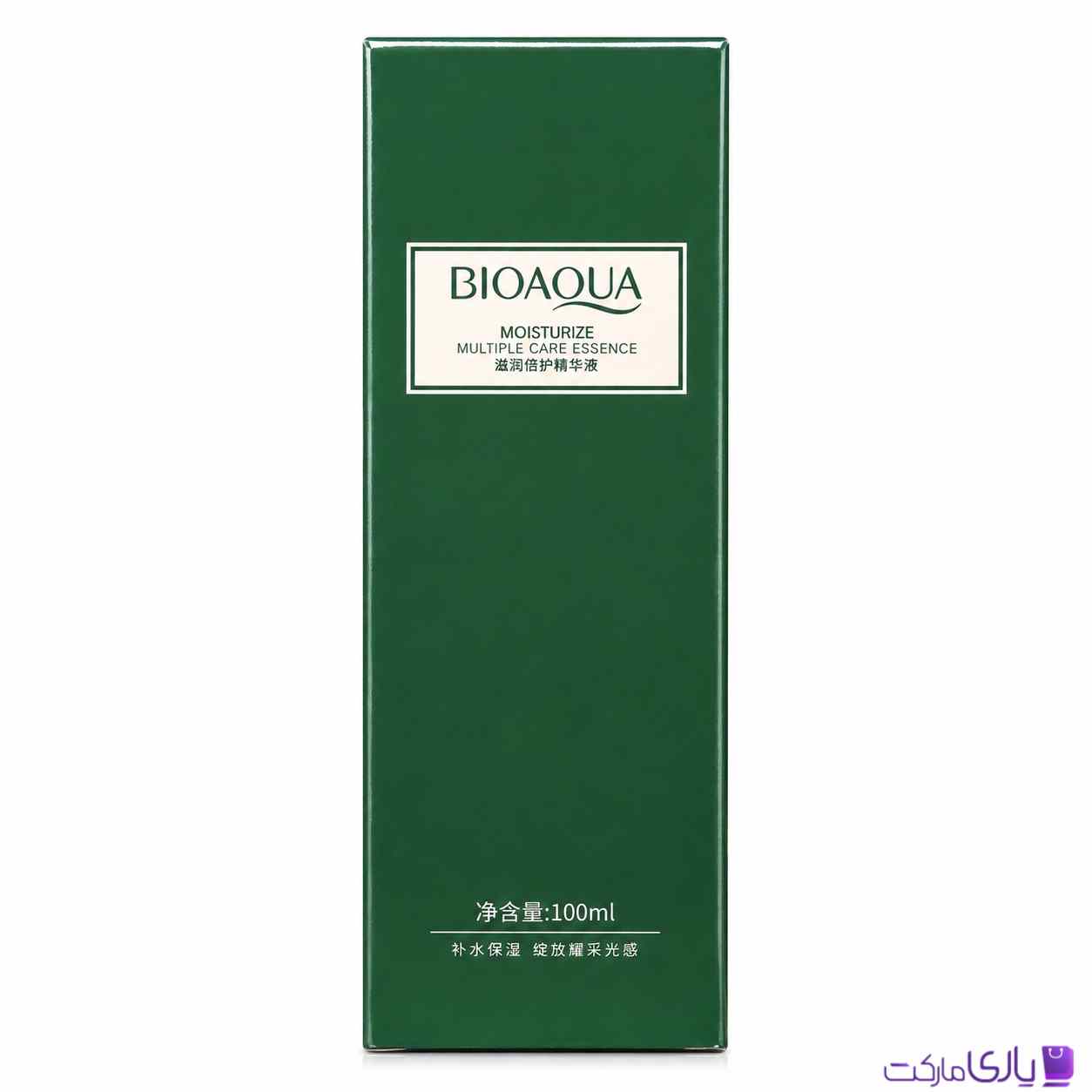 سرم صورت چای سبز آبرسان و مرطوبکننده چندکاره بیوآکوا مدل Moisturize حجم 100 میل