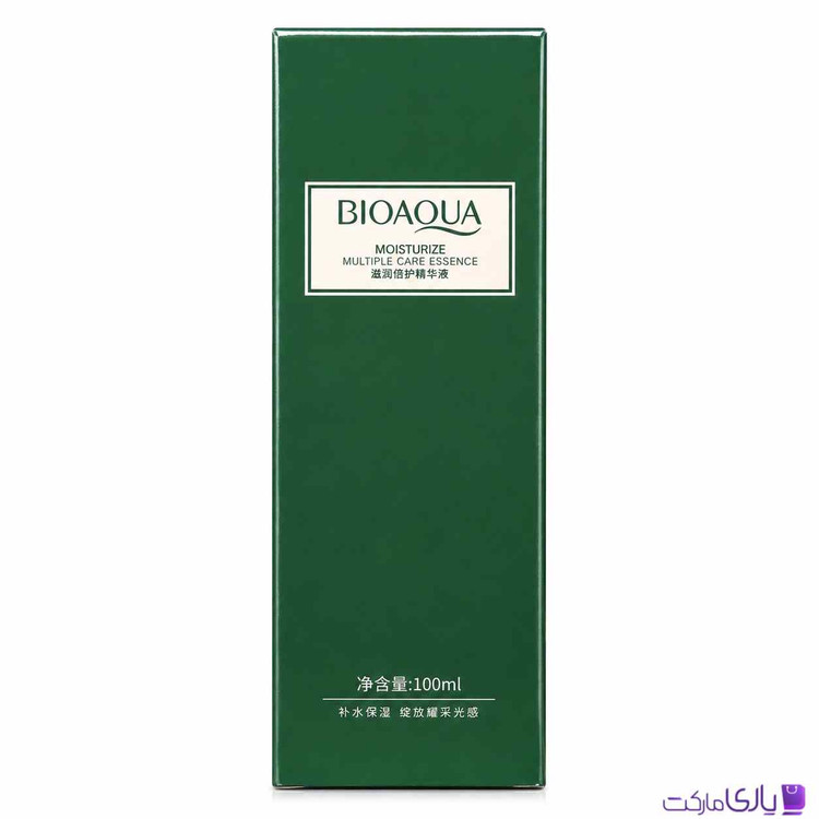 سرم صورت چای سبز آبرسان و مرطوبکننده چندکاره بیوآکوا مدل Moisturize حجم 100 میل