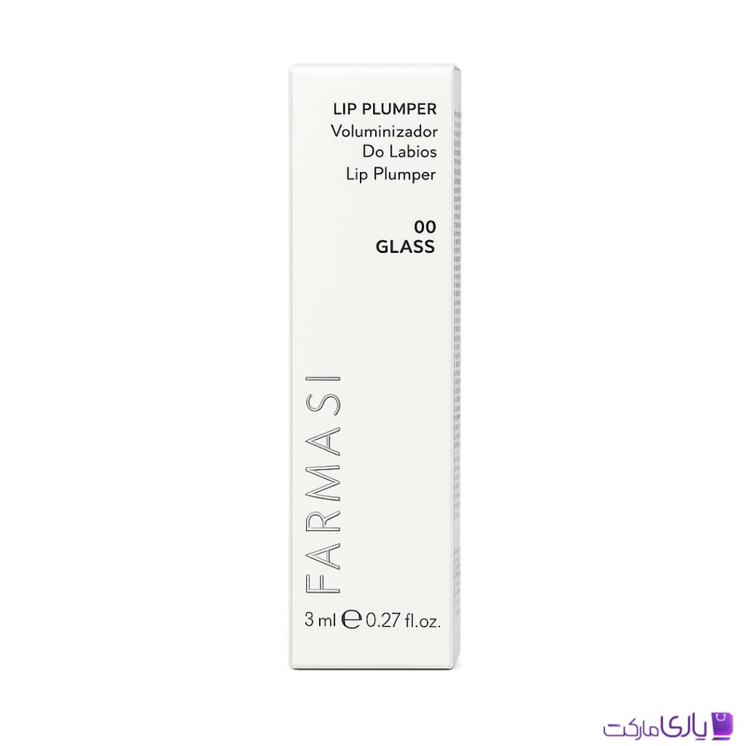 بالم حجمدهنده لب فارماسی مدل Lip Plumper شماره 00 با رنگ Glass حجم 3 میل