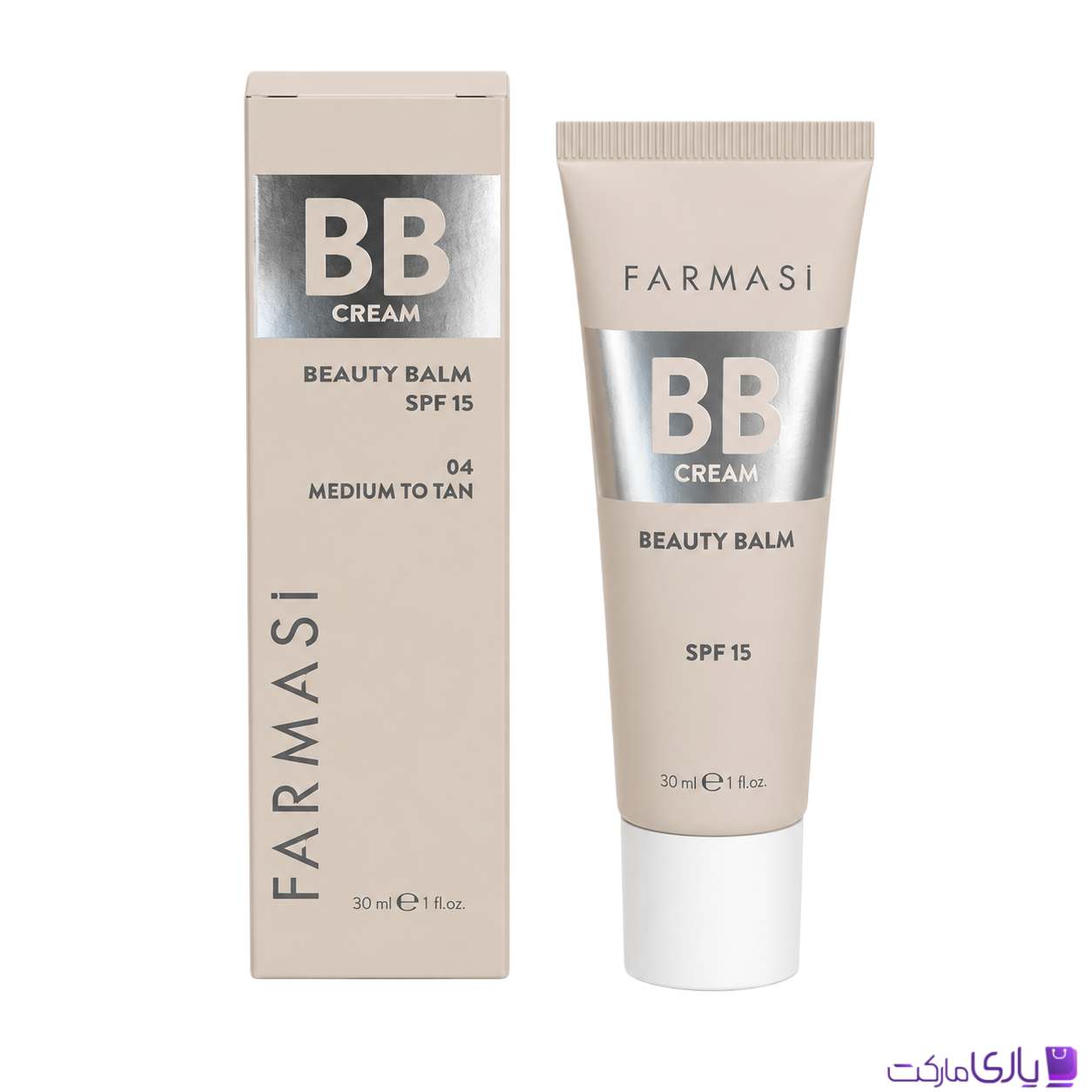 بی بی کرم فارماسی مدل Beauty Balm با SPF 15 شماره 04 رنگ متوسط تا برنزه حجم 30 میل