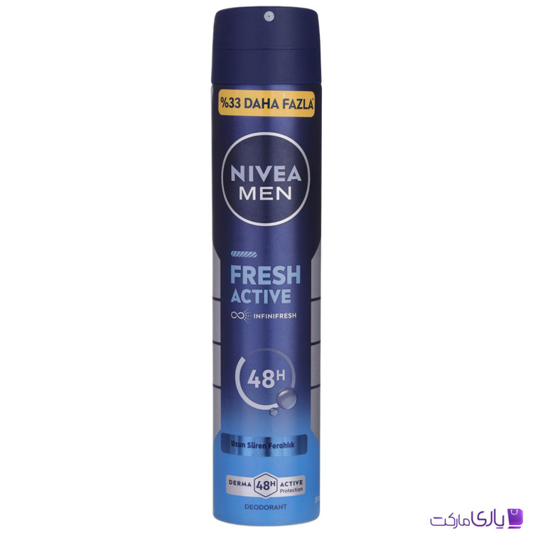 اسپری ضدتعریق مردانه نیوآ مدل Fresh Active Infinifresh حجم 200 میل اروپایی