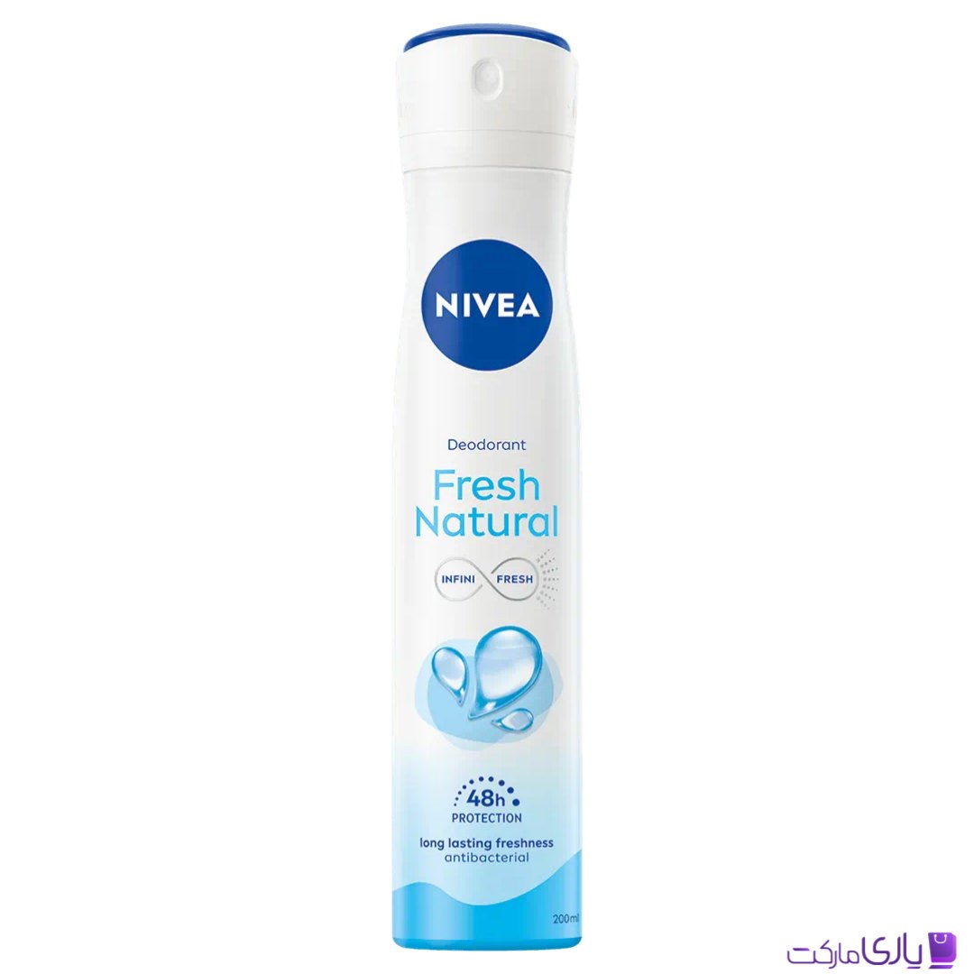 اسپری ضد تعریق زنانه نیوآ مدل Fresh Natural حجم 200 میل اروپایی