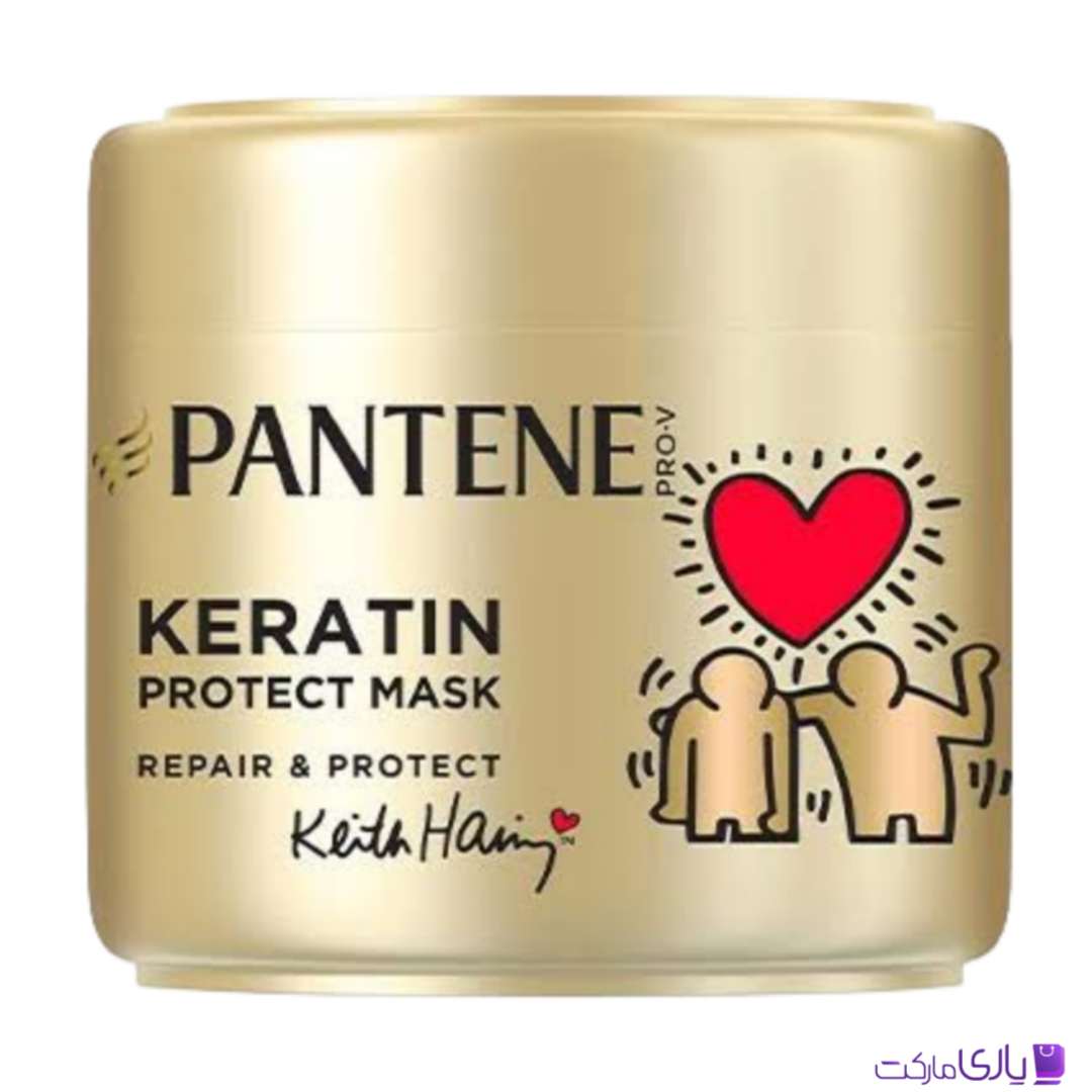 ماسک مو کراتین ترمیم و محافظت پنتن پرو-وی مدل Keratin Protect حجم 300 میل