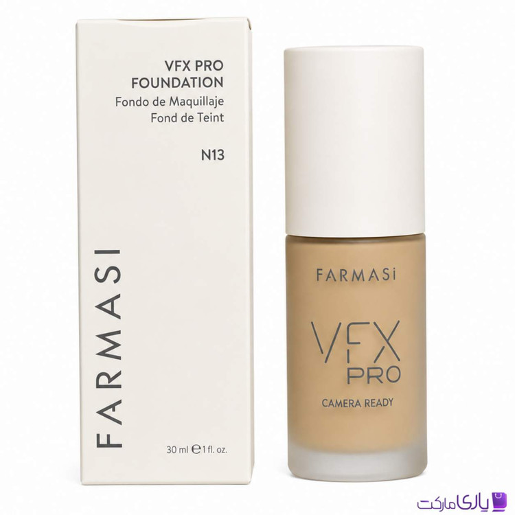 کرم پودر حرفهای فارماسی VFX Pro مدل Camera Ready شماره N13 حجم 30 میل
