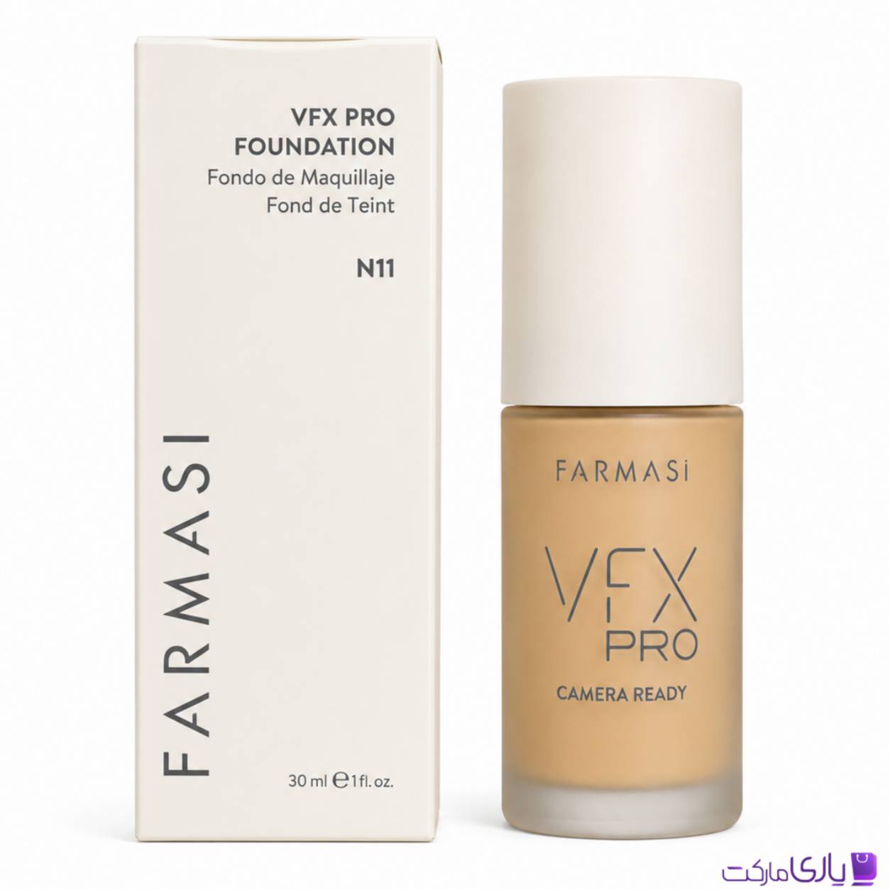 کرم پودر فارماسی وی اف ایکس پرو VFX Pro مدل Camera Ready شماره N11 حجم 30 میل