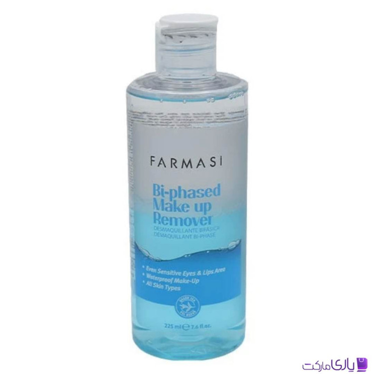 پاک کننده آرایش دوفاز فارماسی مناسب چشم و لب حجم 225 میل