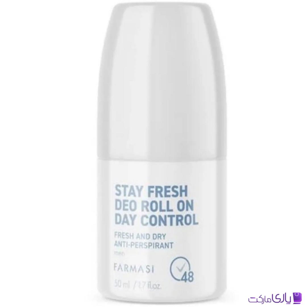 رول ضد تعریق مردانه فارماسی مدل Stay Fresh Day Control با رایحه Fresh and Dry حجم 50 میل