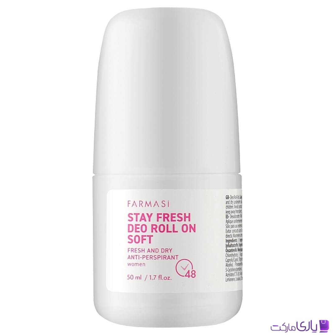 رول ضدتعریق زنانه فارماسی مدل Stay Fresh Soft حجم 50 میل