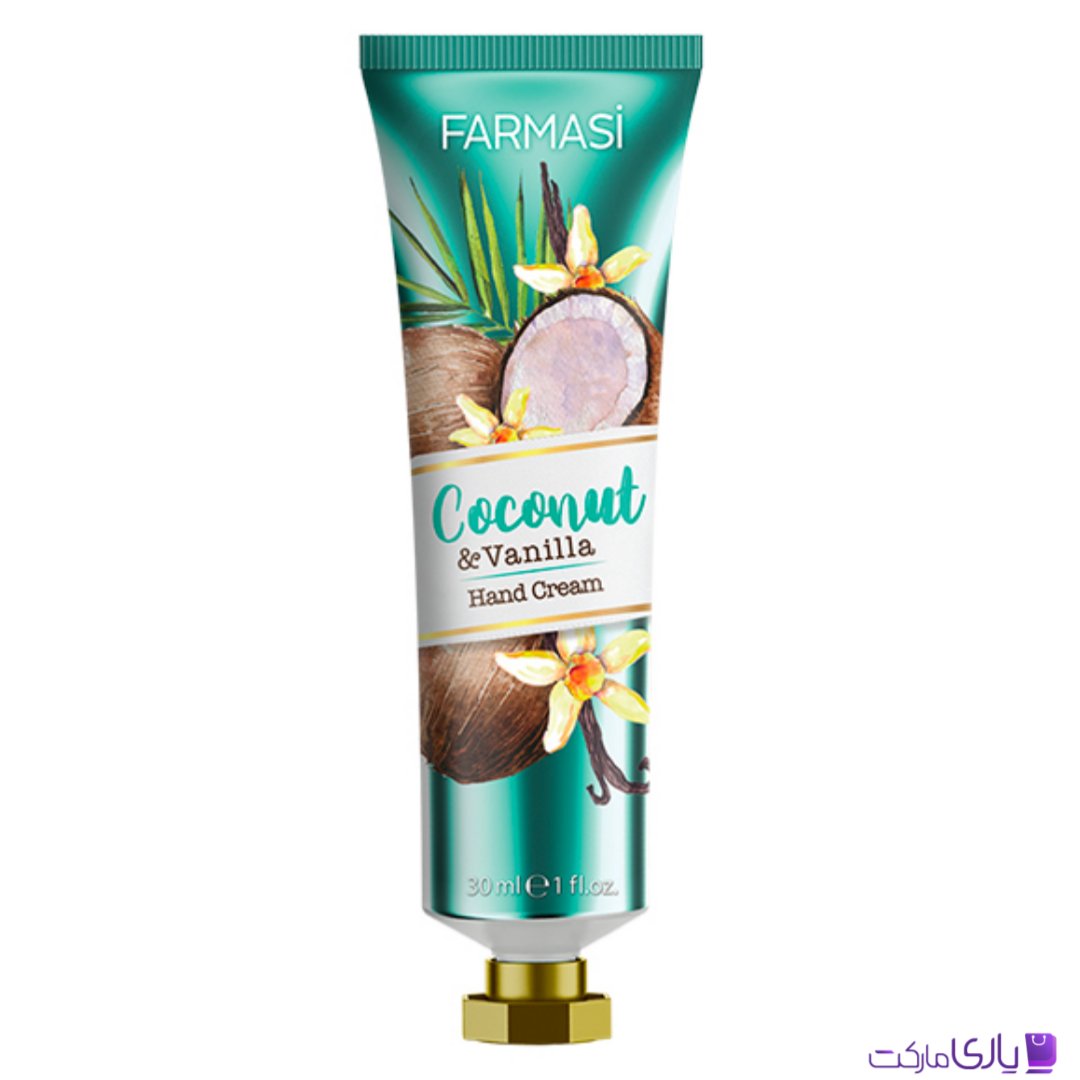 کرم دست فارماسی مدل Coconut & Vanilla حجم 30 میل