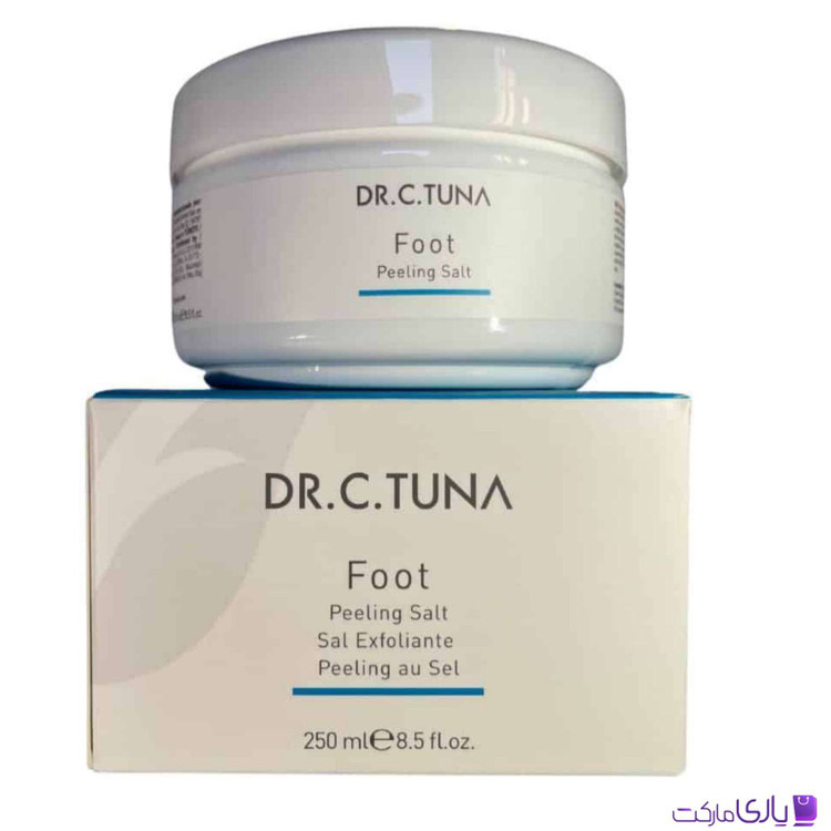 نمک لایه بردار پا دکتر سی تونا فارماسی مدل Dr. C. Tuna Foot Peeling Salt حجم 250 میل