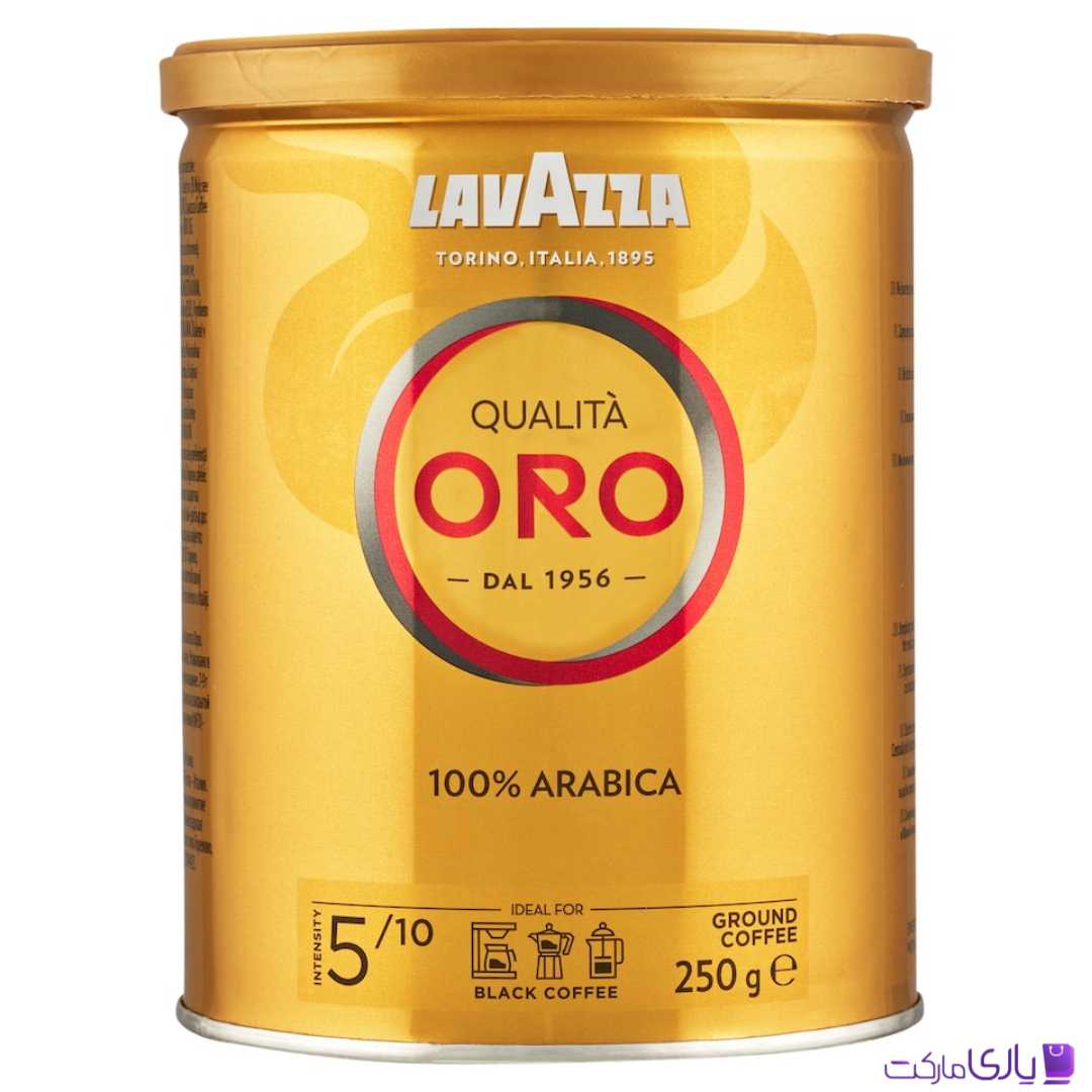 پودر قهوه لاوازا مدل کوالیتا اورو Qualità Oro حجم 250 گرمی 100% عریبکا