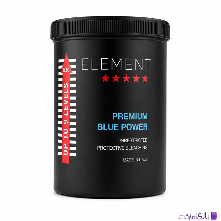 پودر دکلره آبی پریمیوم المنت مدل Blue Power ساخت ایتالیا حجم 1000 میل
