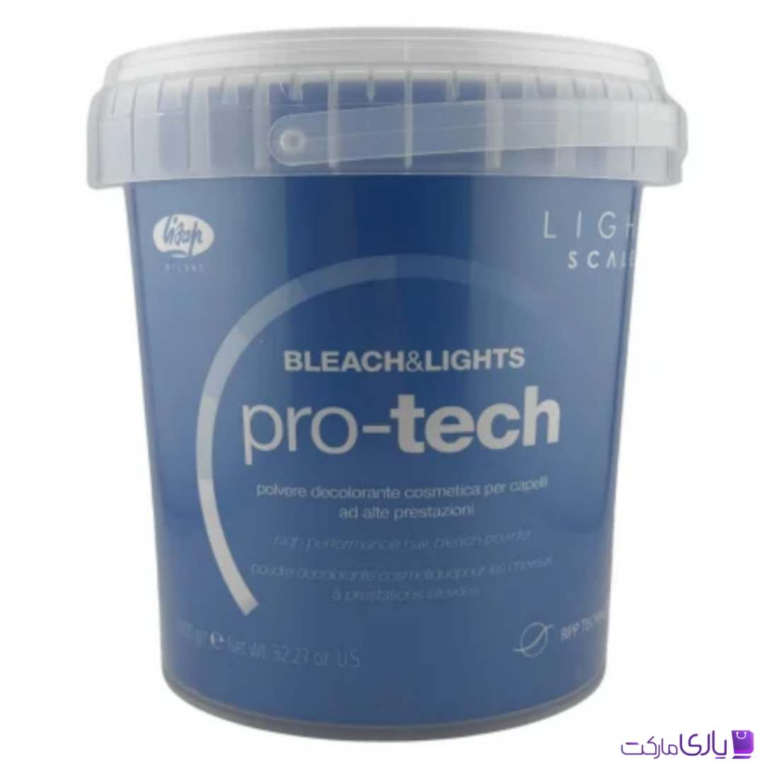 پودر دکلره حرفهای لیساپ میلانو Lisap Milano مدل Light Scale سری Bleach & Lights Pro-Tech حجم 1000 گرم