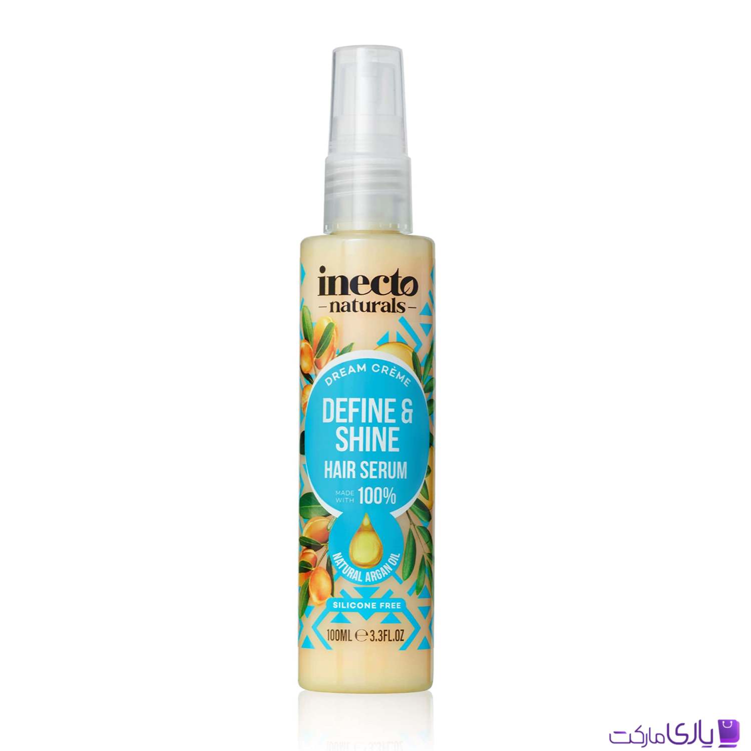 سرم مو اینکتو Inecto آرگان مدل Define And Shine درخشان کننده مو حجم 100 میل