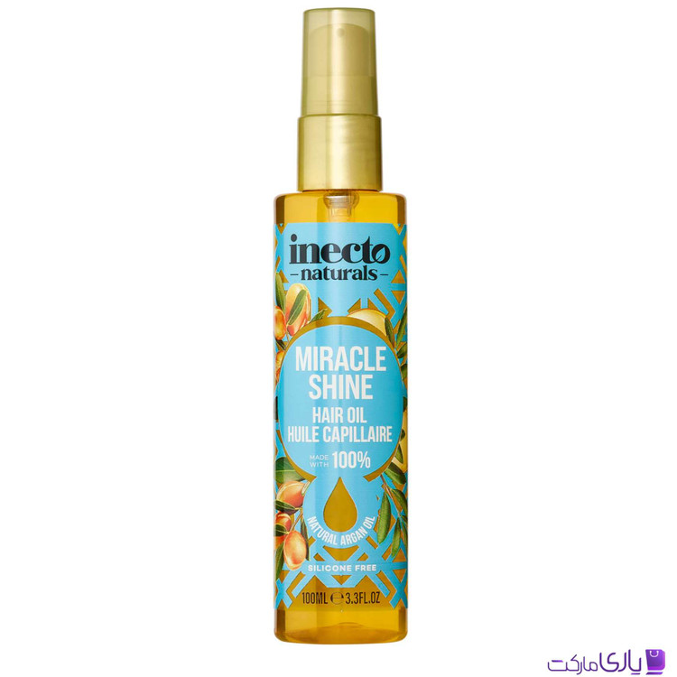 روغن مو آرگان اینکتو Inecto مدل Miracle Shine حجم 100 میل