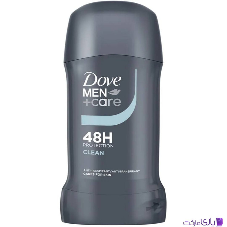 استیک ضد تعریق مردانه داو اروپایی Dove Men+Care مدل Clean با محافظت 48 ساعته حجم 50 میل