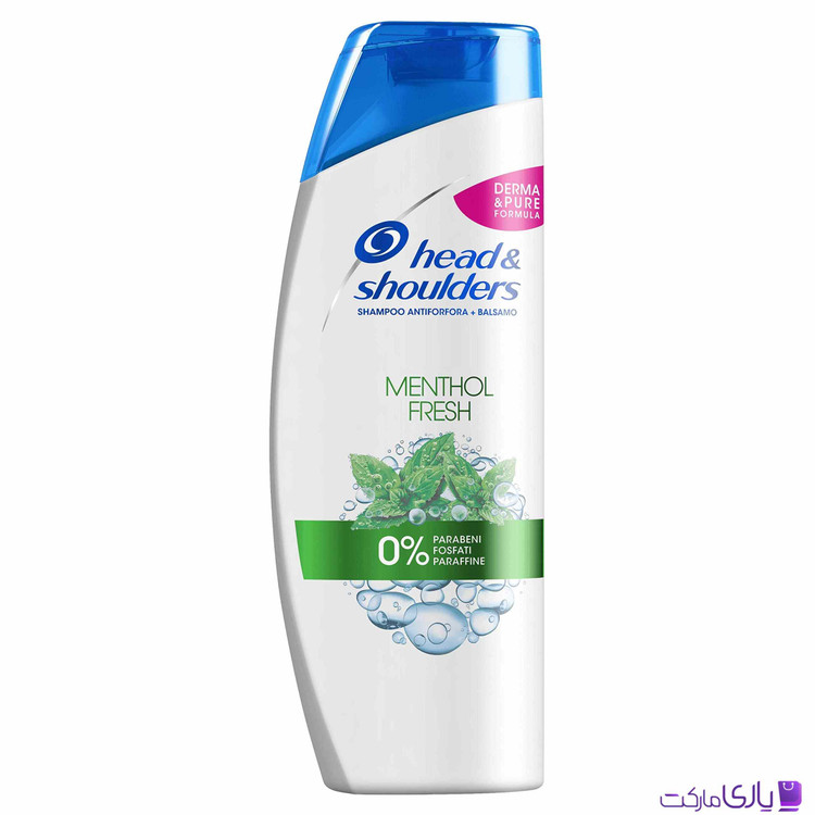 شامپو نعنایی هد اند شولدرز مدل Menthol Fresh سفارش اوروپا حجم 600 میل