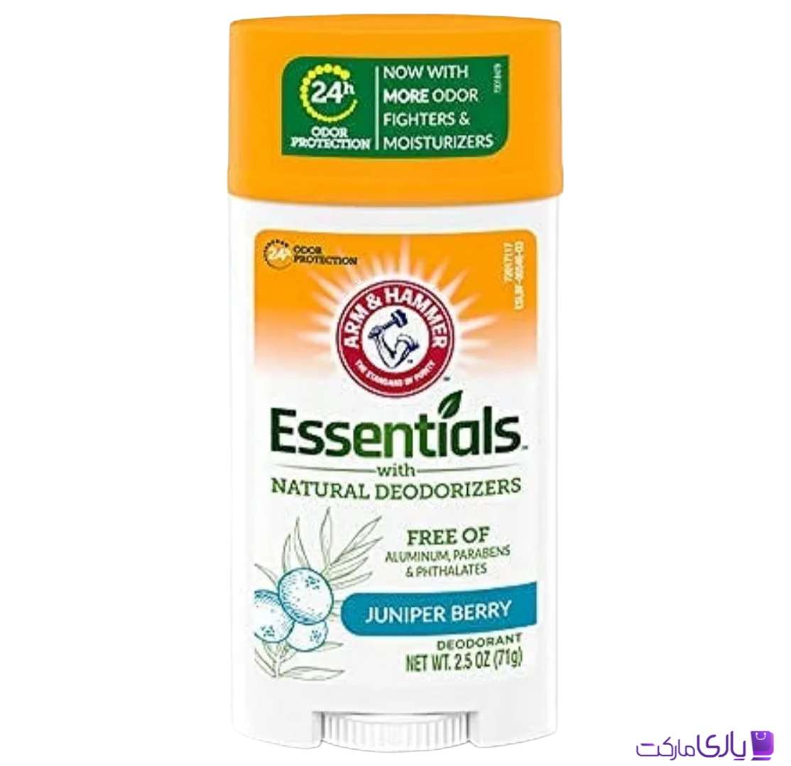 استیک ضد تعریق ژله ای آرم اند همر ESSENTIALS رایحه JUNIPER BERRY حجم 71 گرم
