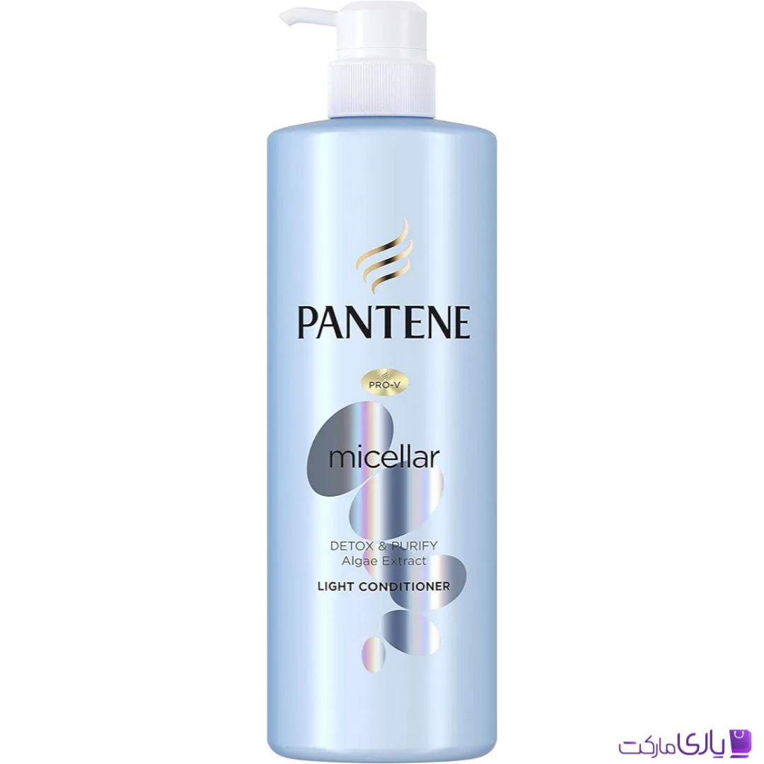 نرم‌کننده ملایم مو پنتن سری Micellar مدل Detox & Purify حاوی عصاره جلبک حجم 530 میل