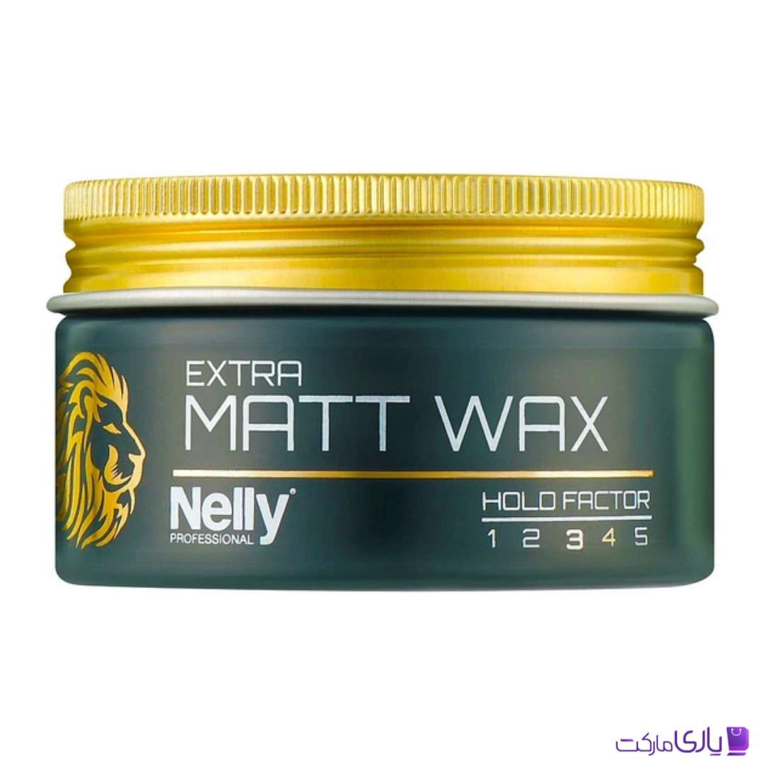 واکس مو مات قوی نلی پروفشنال مدل Extra Matt Wax حجم 100 میل