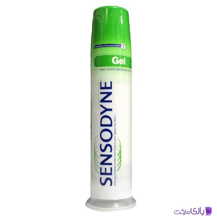 خمیر دندان پمپی سنسوداین Sensodyne Gel مخصوص دندانهای حساس حجم 100 میل