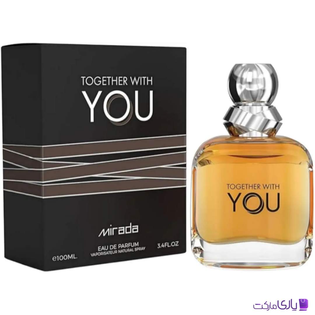 ادکلن مردانه میرادا مدل Together With You با رایحه گرم و کمی شیرین حجم 100 میل