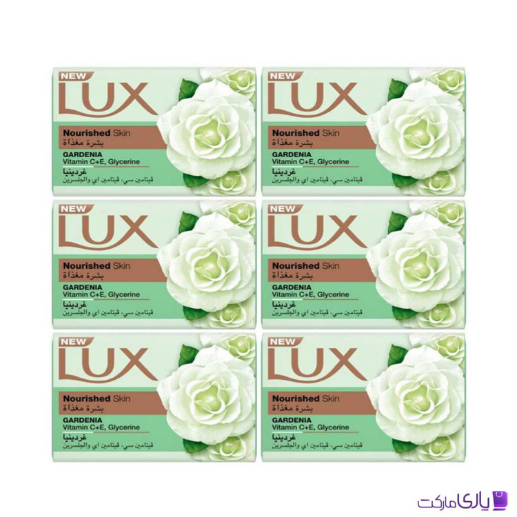 صابون لوکس LUX مغذی پوست بسته 6عددی حجم1020گرمی6* 170