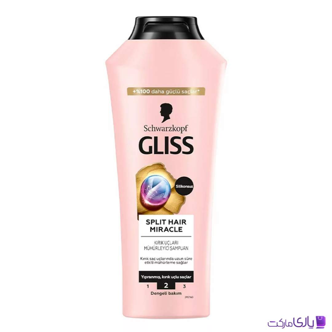 شامپو گلیس مدل SPLIT HAIR MIRACLE حجم 400 میل