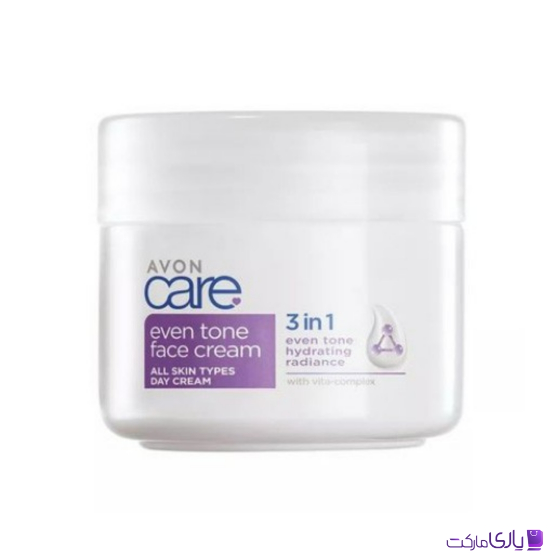 کرم صورت ویژه روز آون Avon سه کاره حاوی ویتا کمپلکس مناسب انواع پوست حجم 100 میل