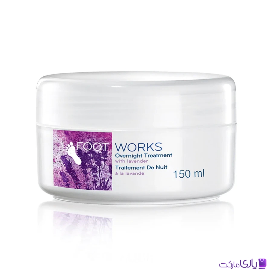 کرم درمان و مراقبت شبانه پا آون مدل Foot Works حاوی اسطوخودوس حجم 150 میل