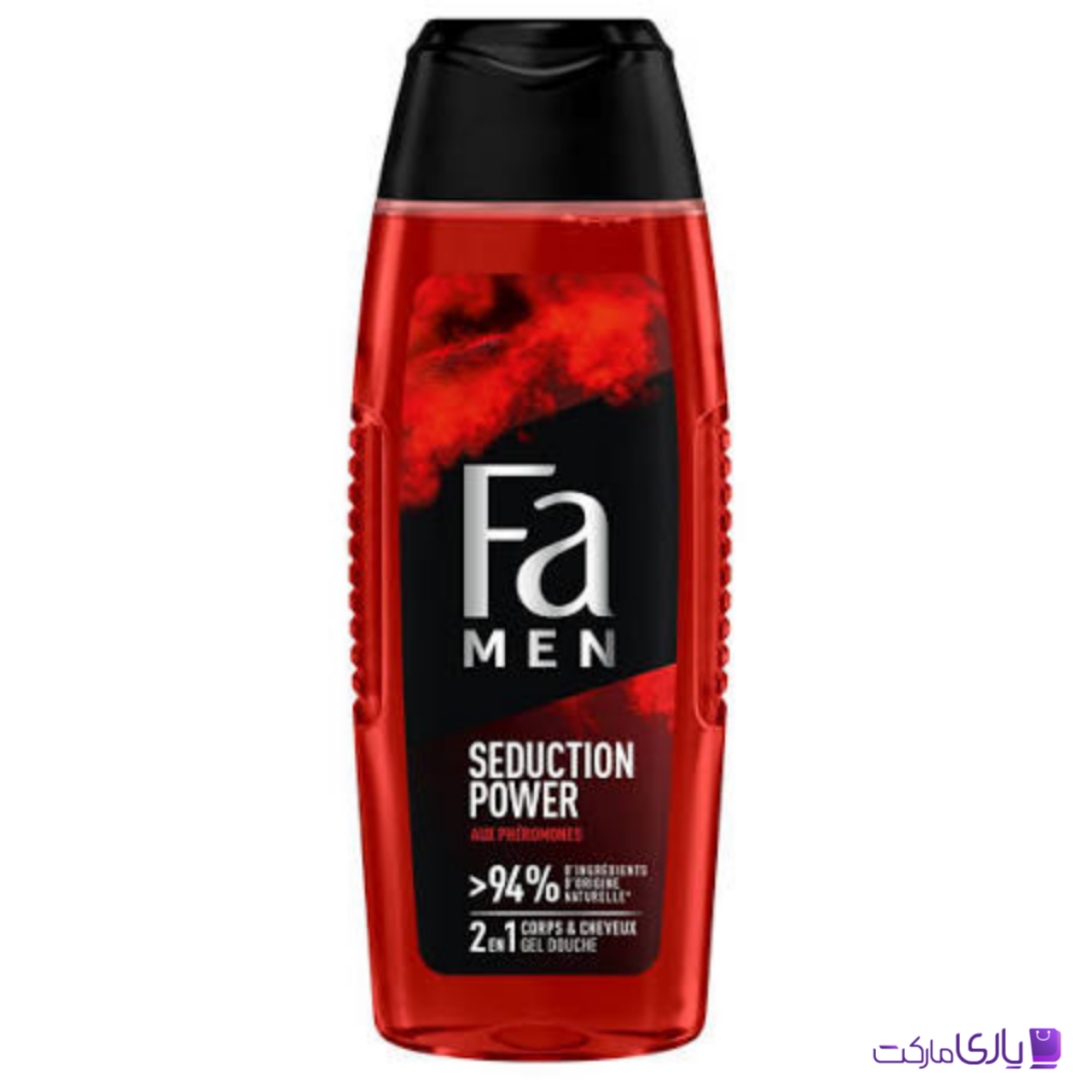 ژل دوش سر و بدن مردانه فا مدل Seduction Power حجم 250 میل