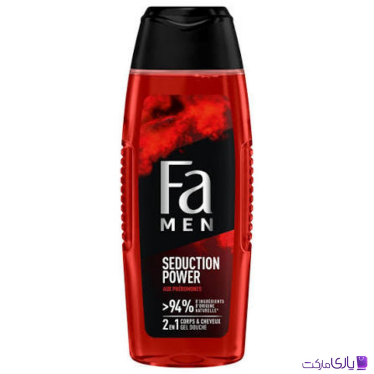 ژل دوش سر و بدن مردانه فا مدل Seduction Power حجم 250 میل