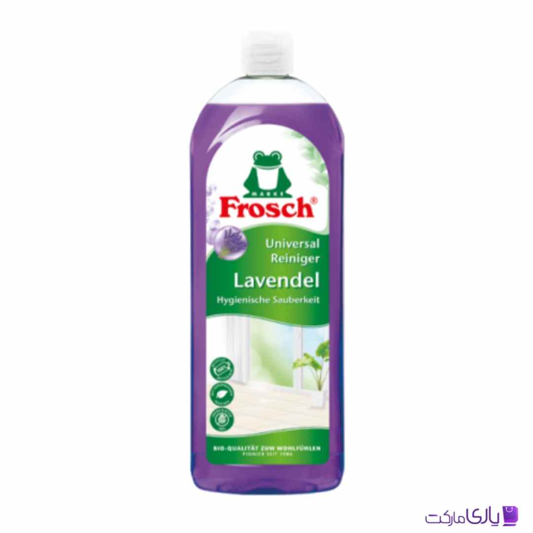 محلول پاک کننده سطوح فروش Frosch با رایحه اسطوخودوس حجم 750 میل