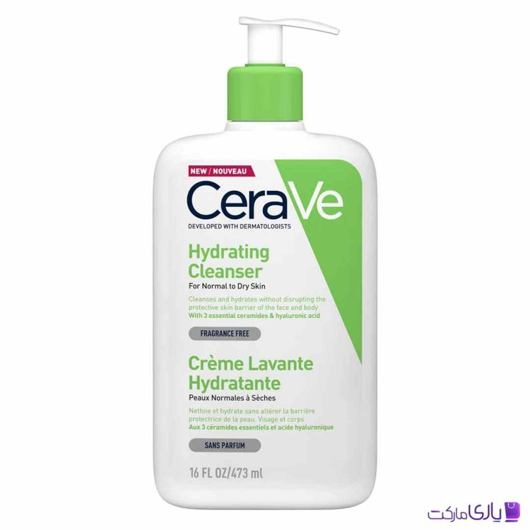 ژل شستشو سراوی Cerave پوست نرمال تا خشک حجم 473 میل