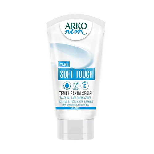 کرم مرطوب کننده زود جذب soft touch آرکو نم حجم 60 میل