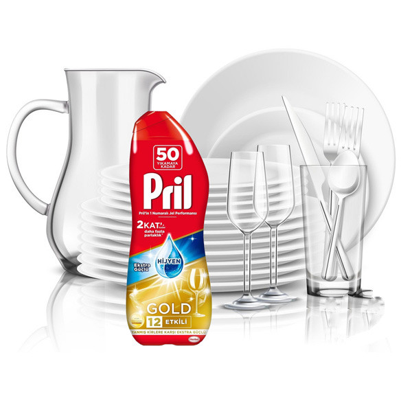 ژل ماشین ظرفشویی اصل پریل PRIL اتریشی 900 میل