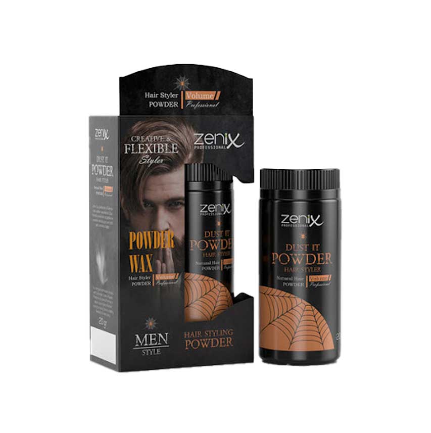 پودر حالت دهنده مو زنیکس Zenix مدل Natural حجم 20 گرم